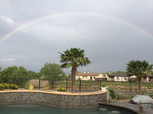 View from our backyard at Skyview Anderson Ca