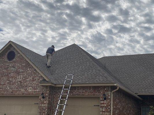 Do you have a leak or have you recently received hail? Call us today for your free roof inspection. 405-806-ROOF.