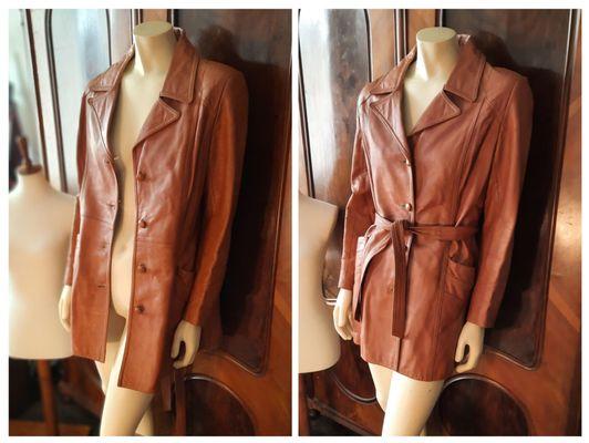 Really nice 70's leather coat from this shop