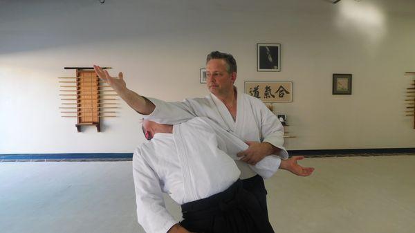 Kokyu nage -- throwing without injurying the attacker.