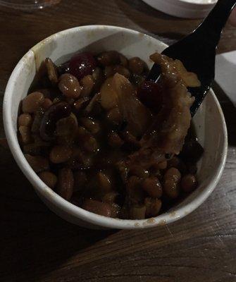 Beans from Go BBQ food truck