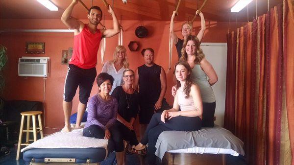 Cheri and Natalie at an Ashiatsu training in Nevada in 2014