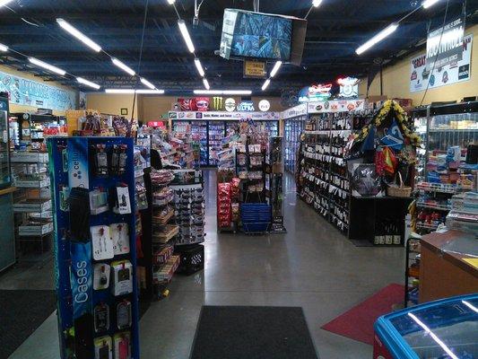 This is what people will see when thay walk into my store clean and organized idems for the awesome consumers