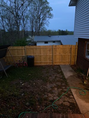 Our beautiful fence