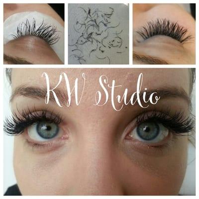 Before and after! Taking these lashes from sad to GORGEOUS!