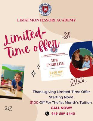 Limited-Time Offer
Starting Now!

Call Today for More Details & Availability