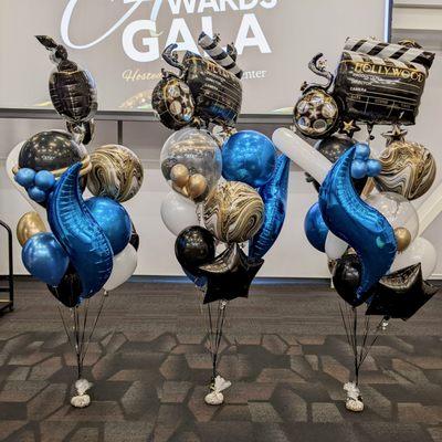 Hollywood Theme Specialty Balloon Bouquets