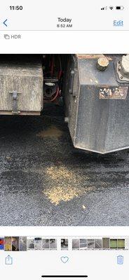 Republic Services trucks leaking and spreading disease throughout our complex. Our homes!