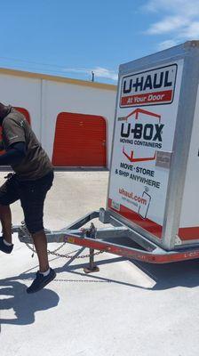 Ubox pickup and delivery service. We also loaded and unloaded!