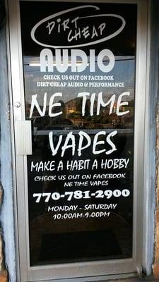 Our Vapor Shop Is Open From 10:00am-9:00pm