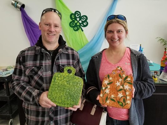 Finished cutting boards from one of our sculpting classes