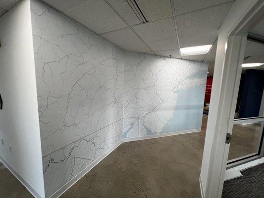 one of our latest projects (Wall graphics) - ARC, King of Prussia, PA