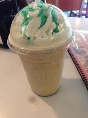 Mint mocha frap