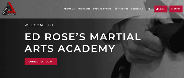 Register for a free trial class at www.edrosemartialarts.com