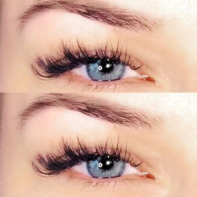 Closer look at Novalash London Volume Lash Extentions