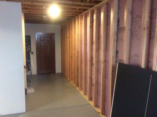 Basement framing