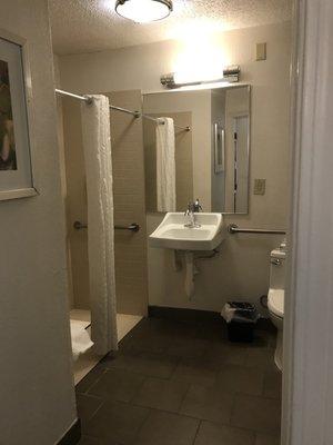 We needed a Room to accommodate special needs (Wheelchair and / or blind people)