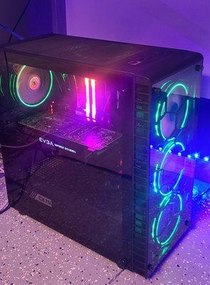 Gaming computer rebuilt by P C Doctors.