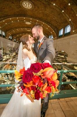 Wedding photos at West Side Market!