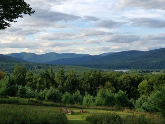 View of the Catskill Mountains from Ashokan Dreams B&B