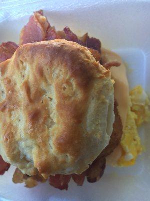 $3 biscuit. Not bad. Not great either.