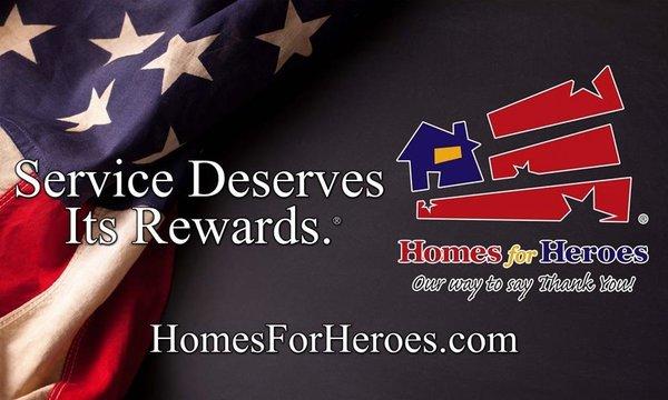 Homes for Heroes.  Service Deserves its Rewards