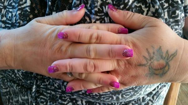 Amazing nail job completed by Artistic Nail Salon in Warwick RI