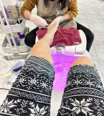 Pedi service