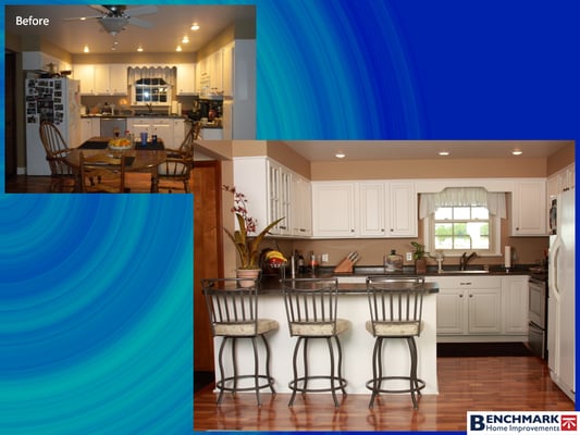 Before and After Brentwood NH. http://benchmarkhomeimprovements.com/get-a-quote/