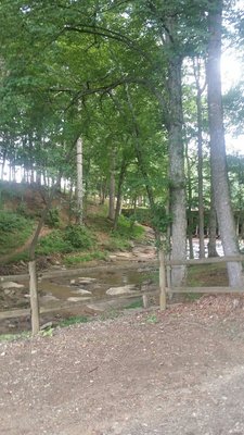 The creek and dam