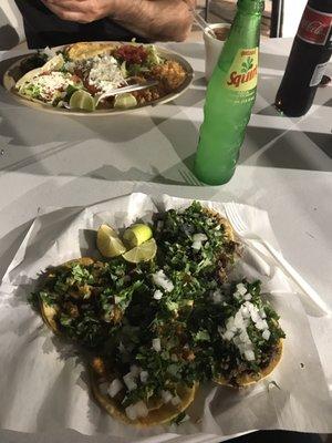 5 mini tacos / Asada...//