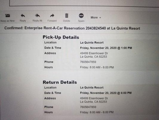 Enterprise Rent-A-Car - Closed