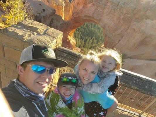 Our family, the DeNardos, when we visited Bryce Canyon, NP.