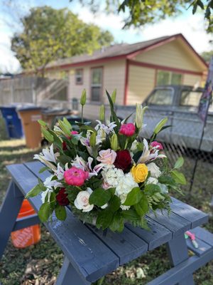 Tables flowers.