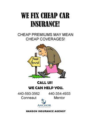 Anchor Insurance Group in Ashtabula County and Lake County offers auto insurance, home insurance, life insurance, and business insurance!