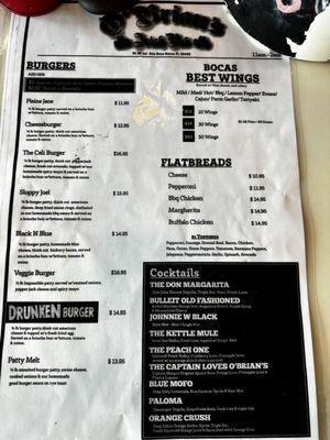 Menu 9/1/23