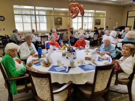 Oktoberfest Party at Woodland Towers