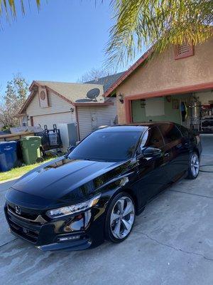 Honda Accord Sport with the full paint correction