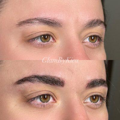 Before and After Microblading