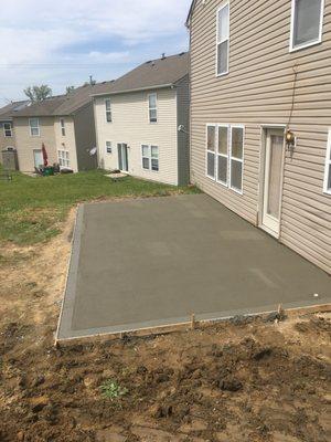 Broom Finish Patio