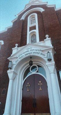 Front Entrance of the Holy Trinity Armenian Apostolic Church