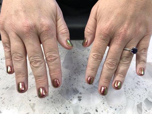 Chrome nails