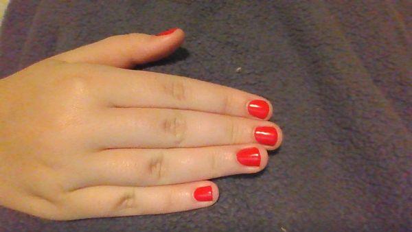 They were so nice and I would give this a 4 star.By The Way this is just a normal red gel polish