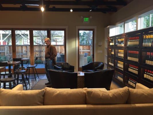 The new tasting room sells both Lake Sonoma and Envolve.