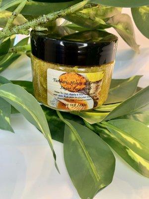 Turmeric face scrub