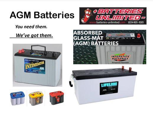 Check out all the AGM battery options.