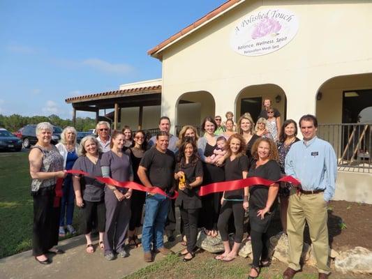 Ribbon Cutting Ceremony with Wimberley Valley Chamber of Commerce!