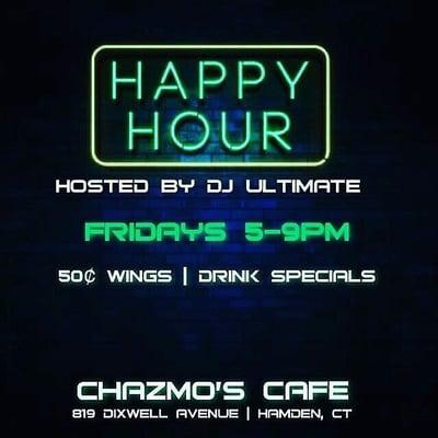 Friday Happy Hour @ Chazmo's