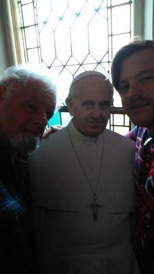 Dad, Pope Francis, and ME!