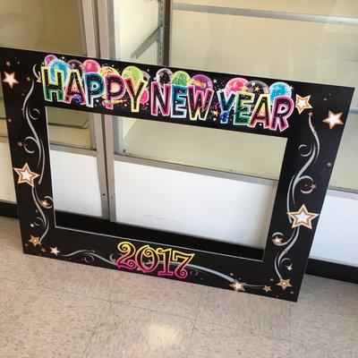 Fun selfie frames are available for any event, holiday, celebration etc!